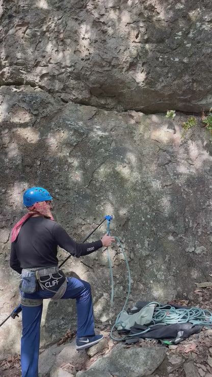 Clip for hiking poles and adapter.